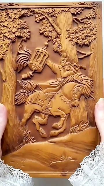 Сказка в дереве♥️ #wood #woodcarving #woodwork #резьба #woodworking #рез? смотреть онлайн