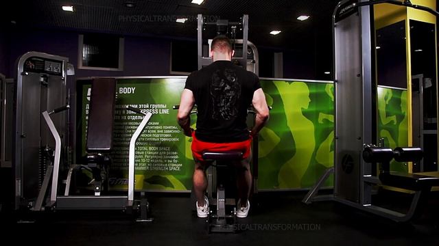 Reverse Grip Machine Low Row for lats (Тяга обратным хватом в тренажере смотреть онлайн