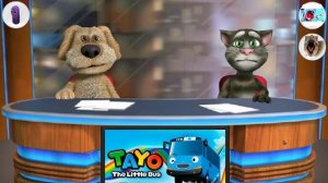 talking tom and ben news concept