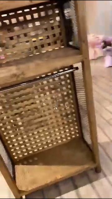 Тумба, стеллаж Лофт из металлической сетки  Железный слон. Просечно вытяжная сетка ЦПВС ячейка 42х20