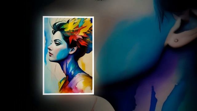 Digital Paintings-Цифровые картины рисует ИИ смотреть онлайн