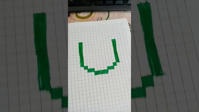 Рисунки по клеточкам пчёлка кавайный авокадо э смотреть онлайн