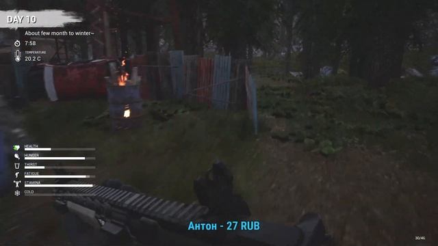 Mist Survival: выживаем против зомби и медведя в тумане смотреть онлайн
