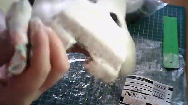 маска из папье маше . смотреть онлайн