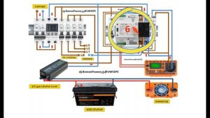 Схема подключения АВР при использовании LiFePo4 аккумуля