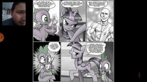 Приключение Анона пай { 3 часть } реакция на пони комикс