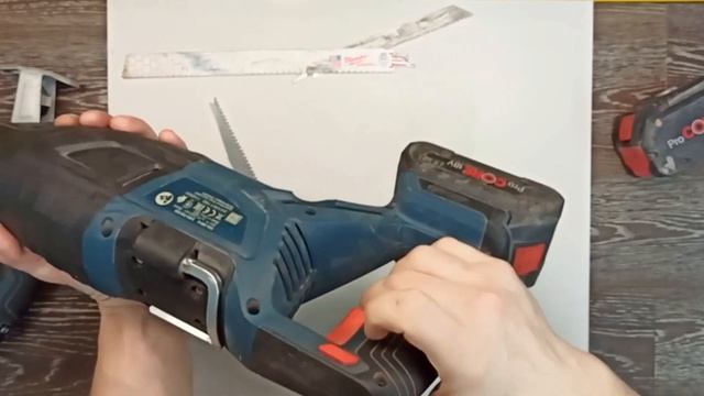 BOSCH GSA 185-li Сабельная пила смотреть онлайн