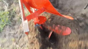 Закрываем рожь на второй пониженной Нева МБ 23 мультиагро плуг ВРМЗ