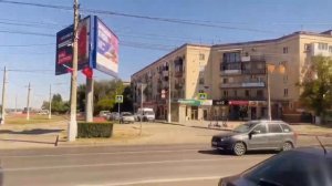 Поездка на троллейбусе №9. Площадь Возрождения - Детский Центр. Волгоград.