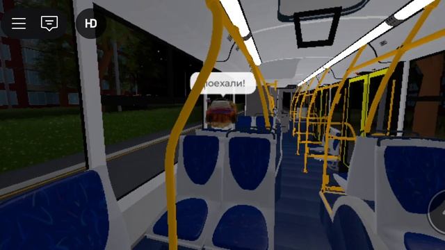 Roblox. Поездка на автобусе МАЗ-215.069 смотреть онлайн