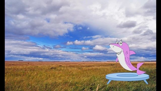 АКУЛА на БАТУТЕ против ЧАШКОГОЛОВОГО = SHARK on TRAMPLING vs CUPHEAD смотреть онлайн