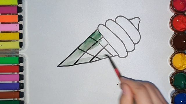 bolalar uchun muzqaymoq rasm chizish | Рисование мороженого для детей | Drawing ice ) смотреть онлайн