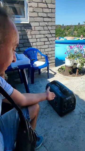 Газобензиновый генератор 1.8 кВт инверторный