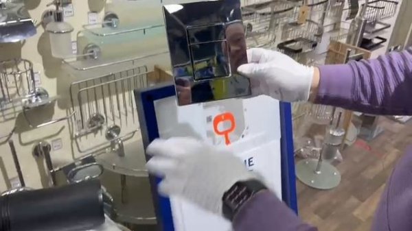 Установка кнопки на инсталляцию GROHE!