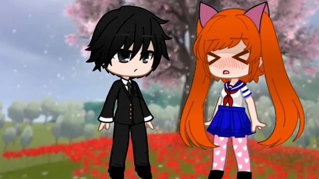 отказ сенпая осане#gachaclub #yanderesimulator #gacharedux #osana #taro #love
