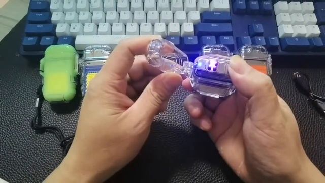 Электро зажигалка с фонариком, водонепроницаемая смотреть онлайн