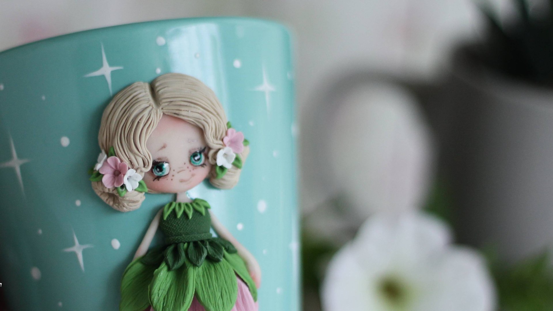 Лепка. Ручная работа. Фея на кружке. 2 часть смотреть онлайн