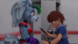 Любовь Рокси, анимационный клип Security Breach