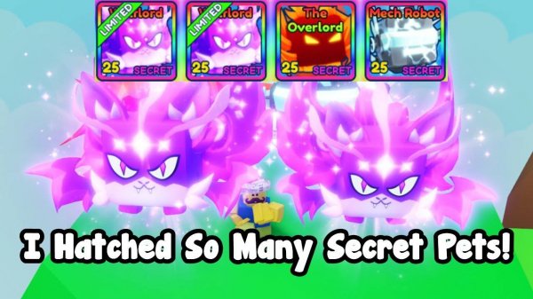 I Hatched So Many Secret Pet In Bubble Gum Simulator INFINITY!