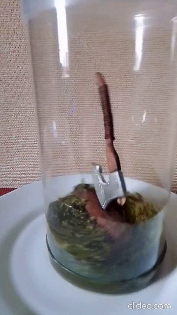 Мини топор из олова. Литьё. смотреть онлайн