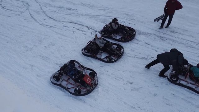 Мой зимний картинг