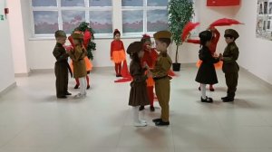 Танец на 9 Мая "А закаты алые" средняя группа в ДОУ2025 год