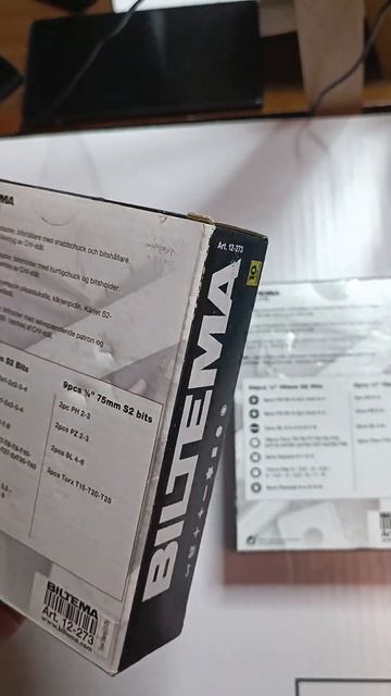 Biltema Набор бит, 71 часть art. 12-273 Ссылка на товар в описани смотреть онлайн