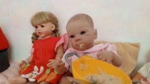 VLOG🦊вводим прикорм♥️как проходит обед Евы❤️