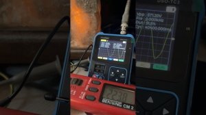 Тест сети 220В осциллографом Fnirsi