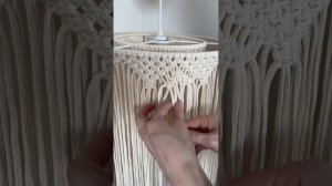 DIY | Macrame lampshade | Макраме абажур своими руками