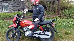 Индийский мотоцикл TVS HLX 150X. Обзор Андрея Виноградова (г. Златоуст). Часть 4. Первая поездка.