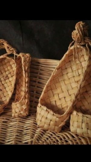 Лапти из эко-ротанга, как сплести Лапти из ротанга? #ро?