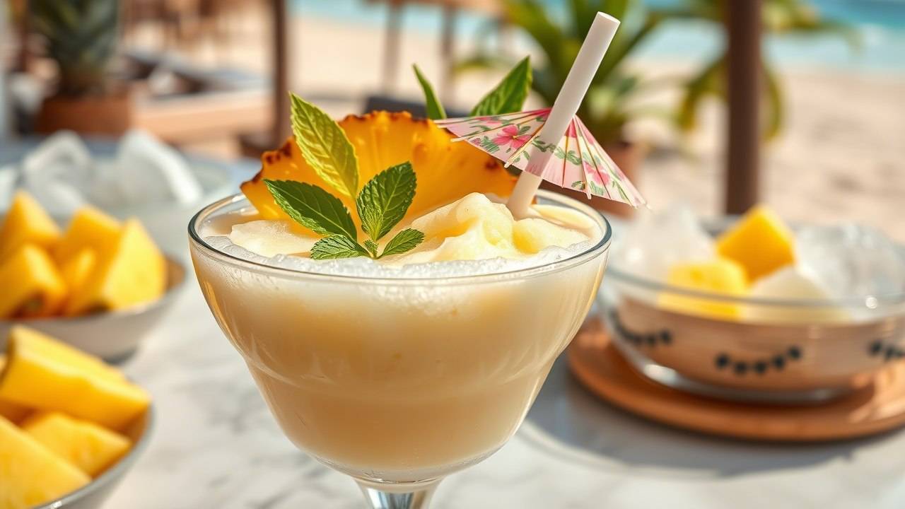 Тропический взрыв: как сделать идеальную Пина Коладу в домашних условиях! смотреть онлайн