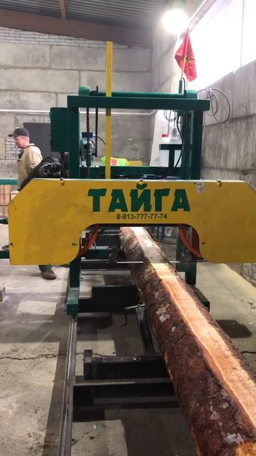 Ленточная пилорама Тайга Т-3 смотреть онлайн