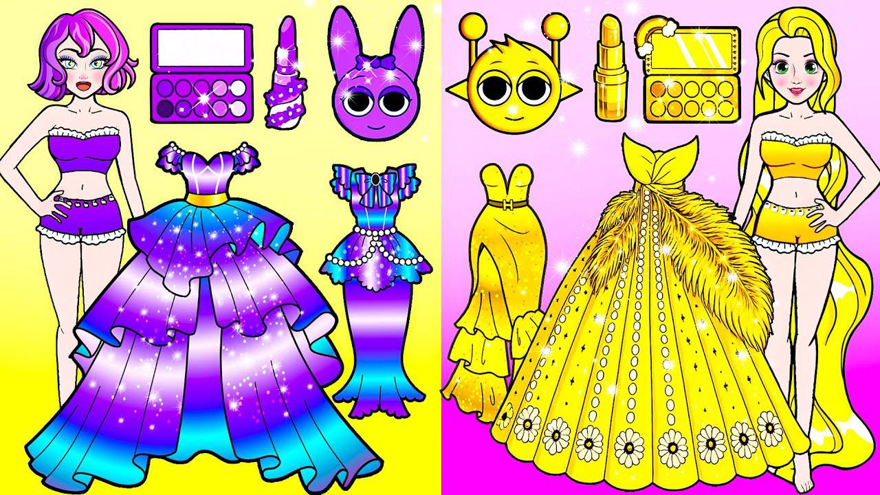 Мультики для девочек🐾  ПИНКИ против САЙМОНА. Макияж и одевалка Барби 🐾 Мультики про куколки