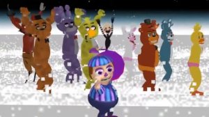 танец аниматроников