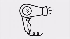 Фен Раскраска Рисуем Раскраски // Hair Dryer Coloring Book