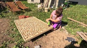 Делаю панно из можжевельника своими руками