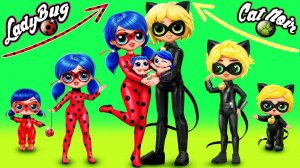 Леди Баг и Супер Кот Растут! MIRACULOUS Идеи для кукол ЛОЛ