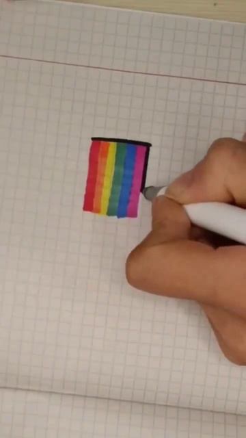 кемпірқосақ 🌈 дәптері/ радужный блокнот/rainbow notebook Сурет салу оңай #радуга #суретсалыпуйрену смотреть онлайн