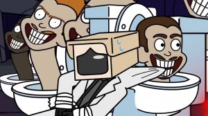 Скибиди Туалеты затопили весь город ТВ Вумен спасает Камерамена