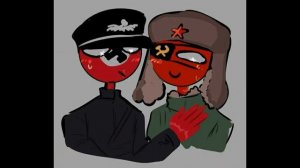 Countryhumans СССР x Рейх  - Половина