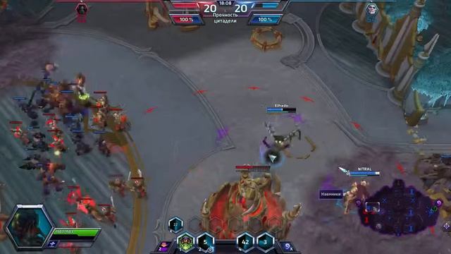 Загара и Абатур (Пуш Тактика)Heroes Of The Storm Катаринка