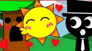 СПРУНКИ Sprunki | Mr. Sun x Mr. Tree Kiss #sprunki #спрунки