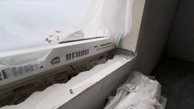 УСТАНОВКА ПОДОКОННИКА !!! сможет каждый. смотреть онлайн