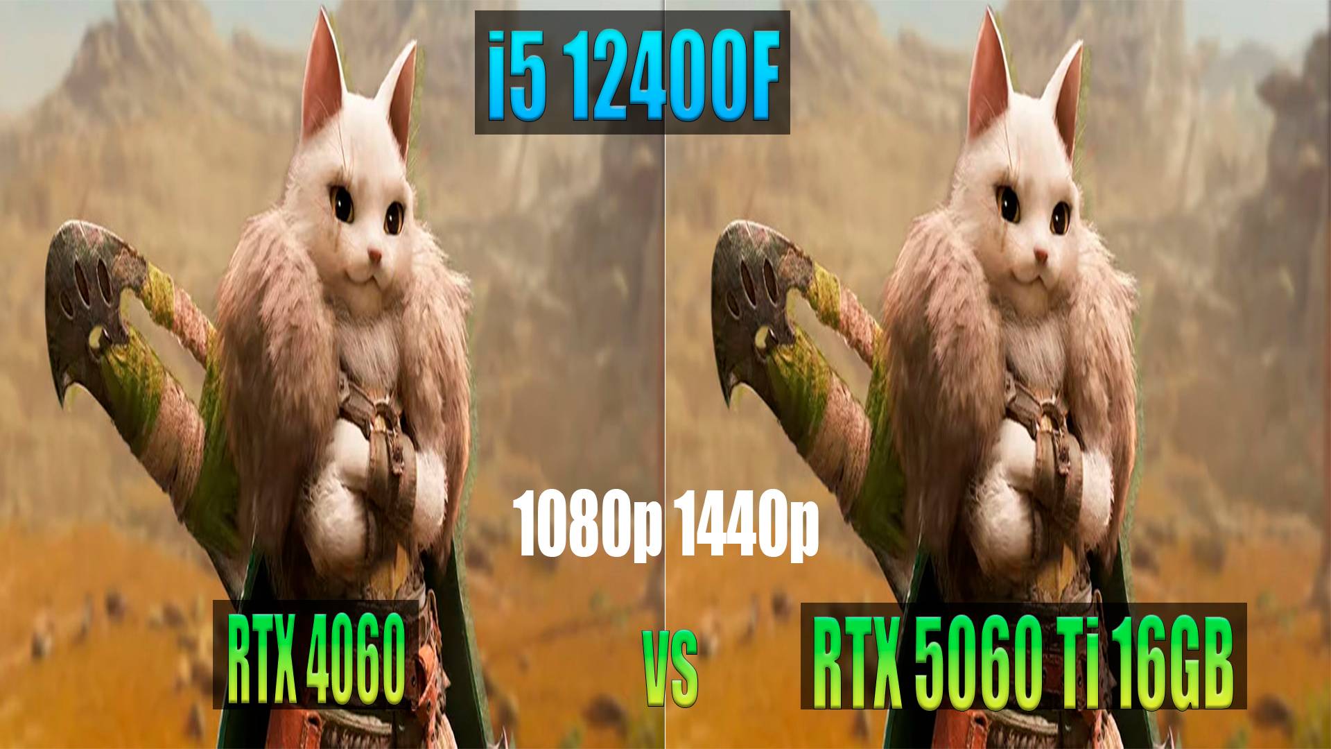 RTX 4060 vs RTX 5060 Ti 16GB с i5 12400F в разрешении 1080p, 1440p RTDLSS смотреть онлайн