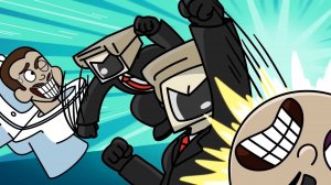 SKIBIDI TOILET Камерамен, Спикермен и ТВмен стали девушками! Скибиди Туалет, Анимация Мультик