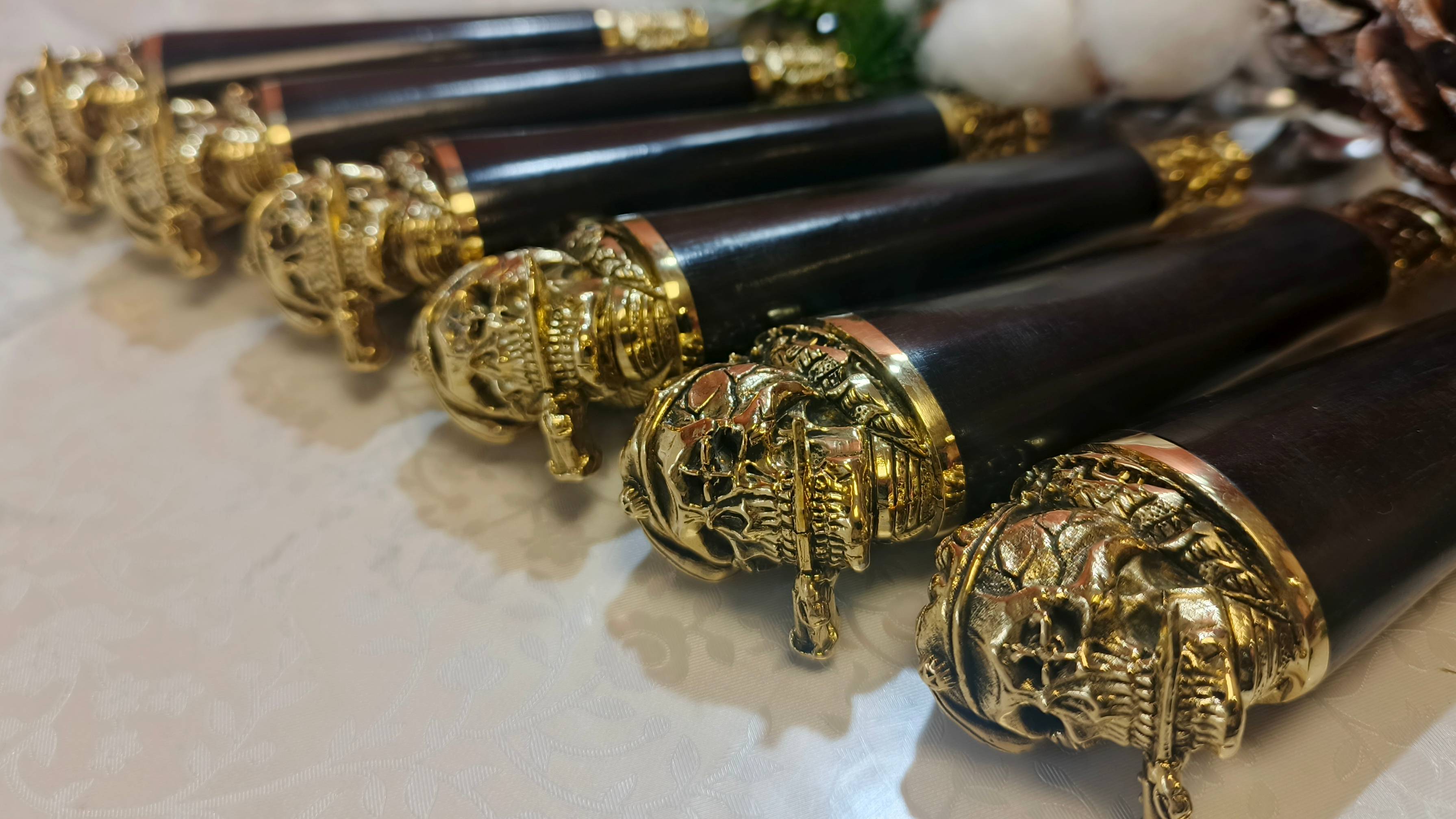 Шампура «ВДВ» ручка дерево граб, венге по желанию заказчика