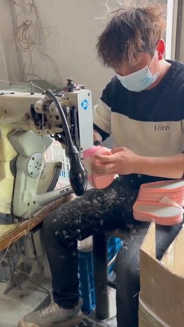 Производство тапочки #business #китая #shoes #china