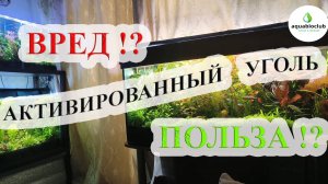 Активированный уголь в аквариумистике.